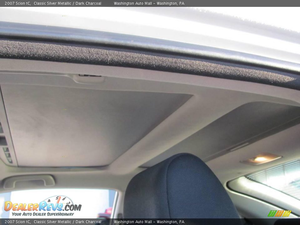 2007 Scion tC Classic Silver Metallic / Dark Charcoal Photo #13