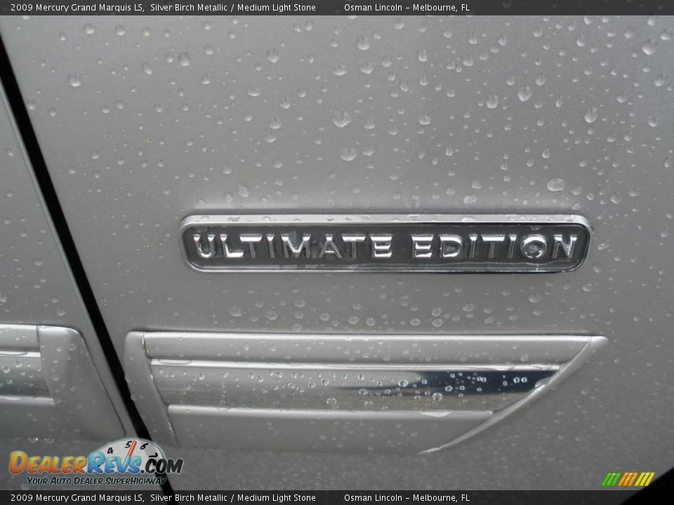 2009 Mercury Grand Marquis LS Silver Birch Metallic / Medium Light Stone Photo #8