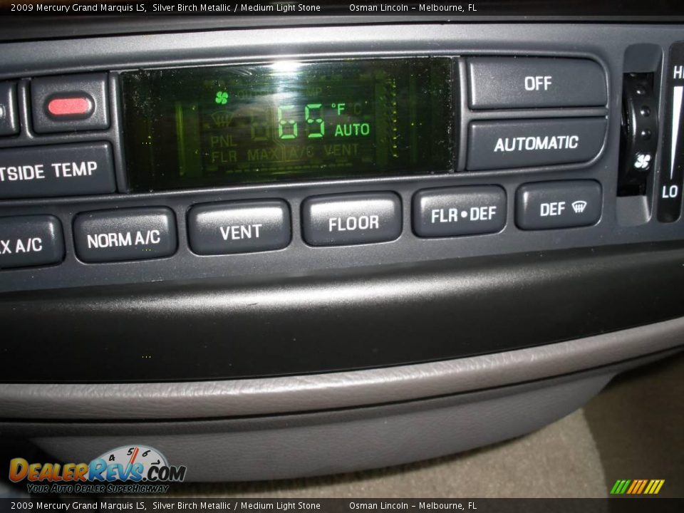 2009 Mercury Grand Marquis LS Silver Birch Metallic / Medium Light Stone Photo #14