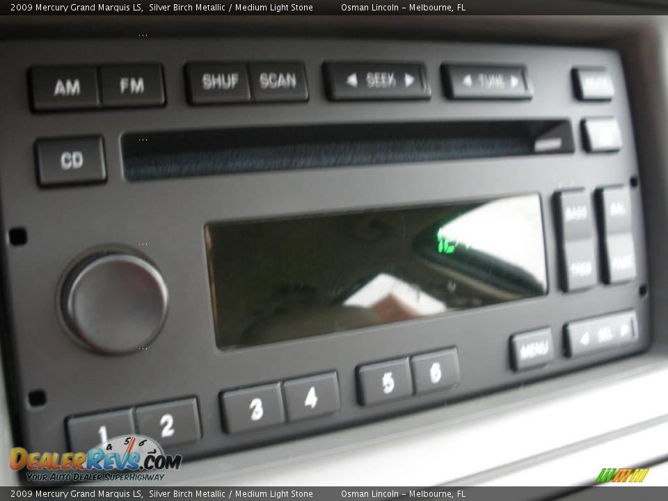 2009 Mercury Grand Marquis LS Silver Birch Metallic / Medium Light Stone Photo #16