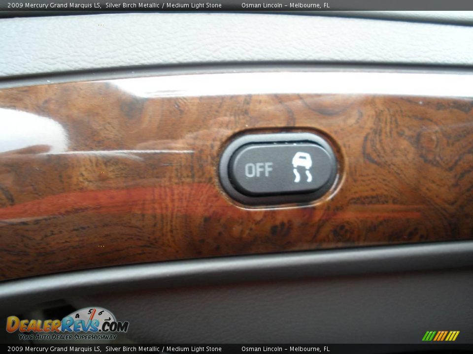 2009 Mercury Grand Marquis LS Silver Birch Metallic / Medium Light Stone Photo #21