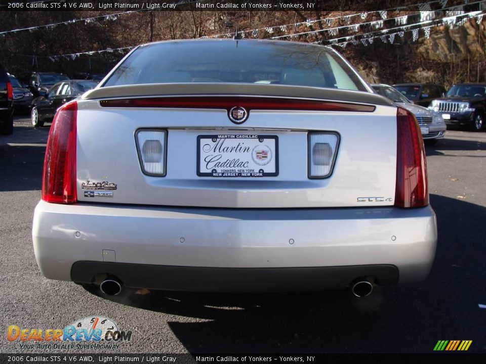 2006 Cadillac STS 4 V6 AWD Light Platinum / Light Gray Photo #6
