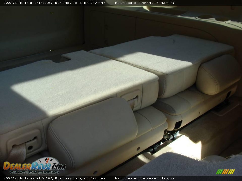 2007 Cadillac Escalade ESV AWD Blue Chip / Cocoa/Light Cashmere Photo #19