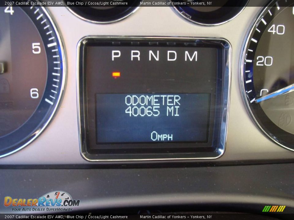 2007 Cadillac Escalade ESV AWD Blue Chip / Cocoa/Light Cashmere Photo #28