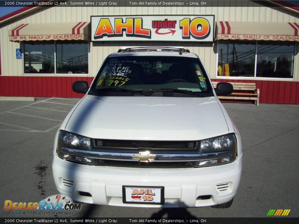 2006 Chevrolet TrailBlazer LS 4x4 Summit White / Light Gray Photo #8