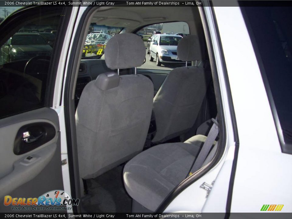 2006 Chevrolet TrailBlazer LS 4x4 Summit White / Light Gray Photo #10