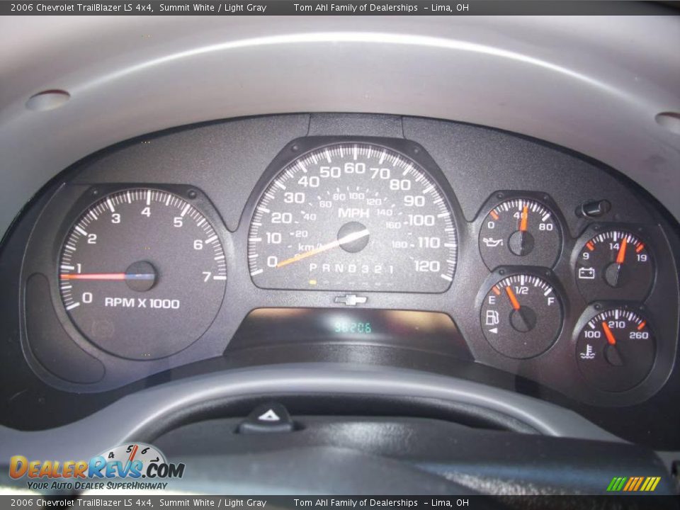 2006 Chevrolet TrailBlazer LS 4x4 Summit White / Light Gray Photo #12
