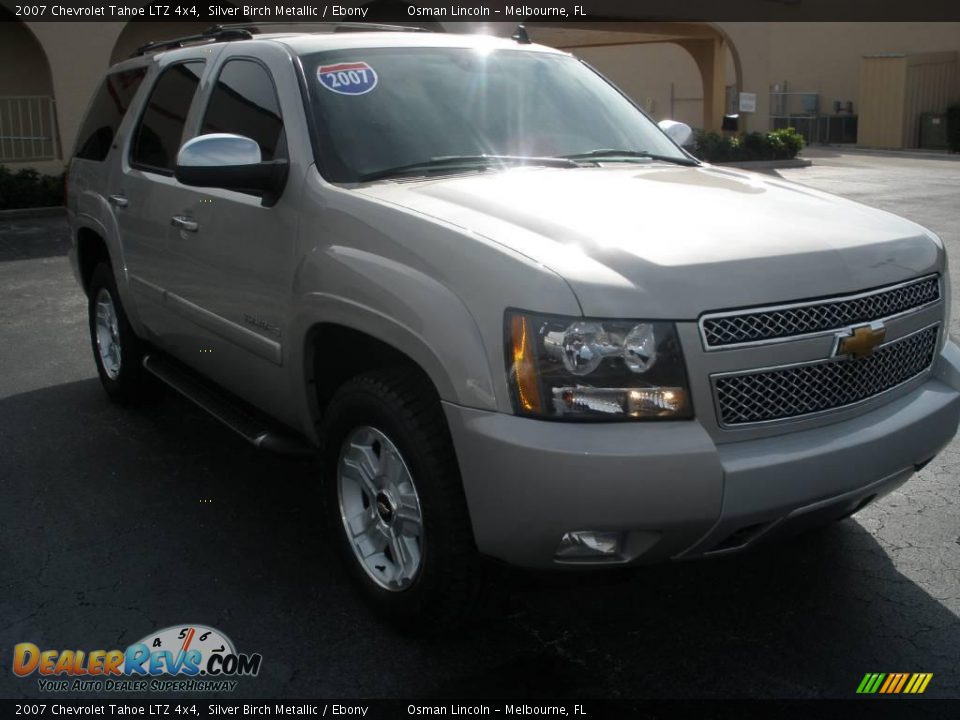2007 Chevrolet Tahoe LTZ 4x4 Silver Birch Metallic / Ebony Photo #1