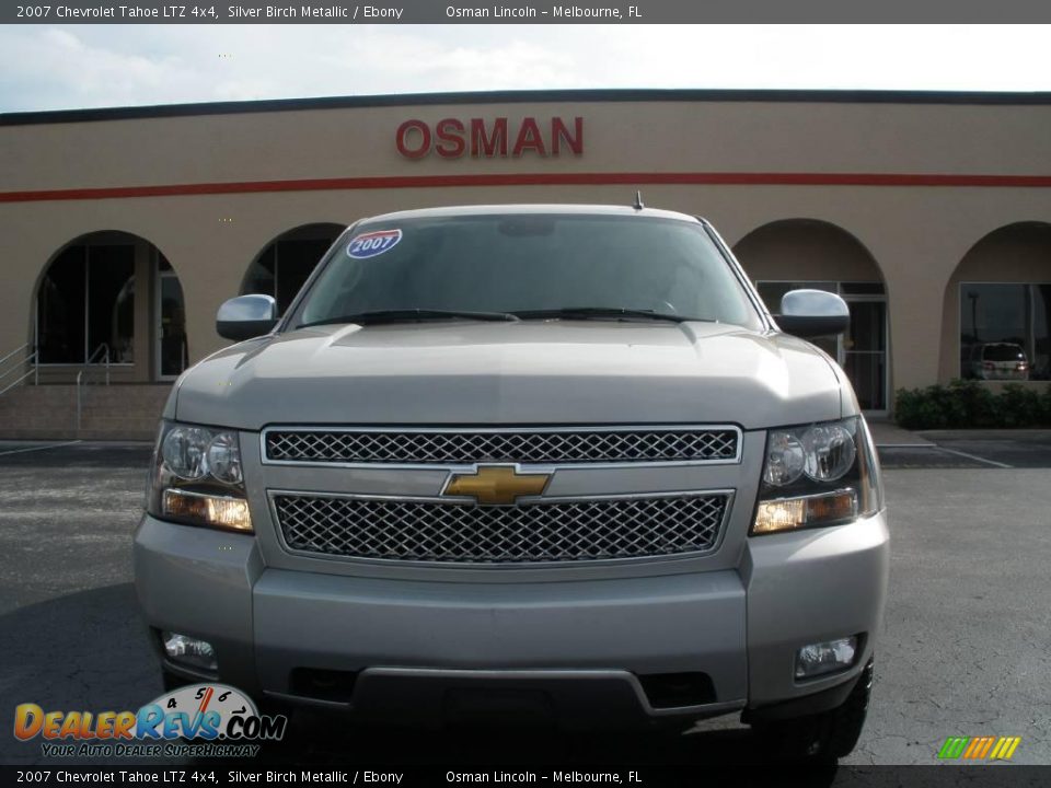 2007 Chevrolet Tahoe LTZ 4x4 Silver Birch Metallic / Ebony Photo #2