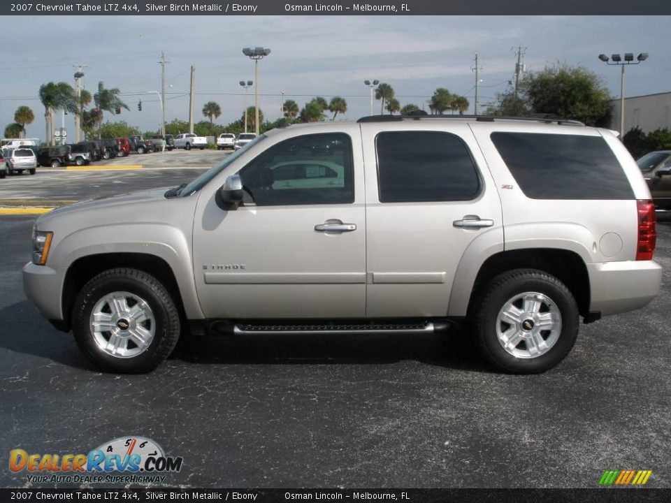 2007 Chevrolet Tahoe LTZ 4x4 Silver Birch Metallic / Ebony Photo #3