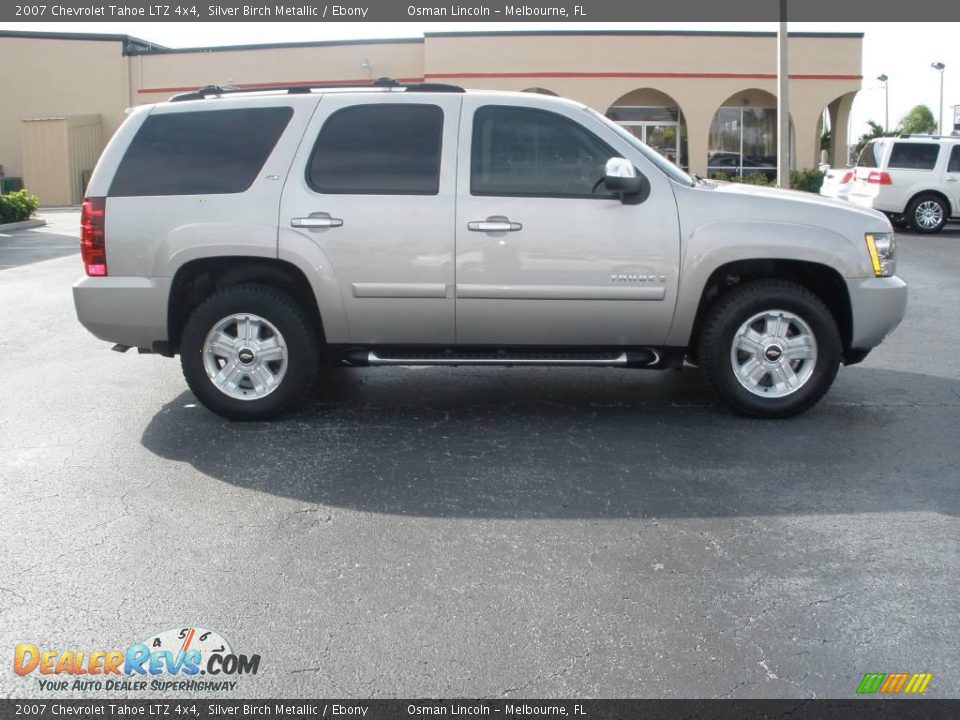2007 Chevrolet Tahoe LTZ 4x4 Silver Birch Metallic / Ebony Photo #5