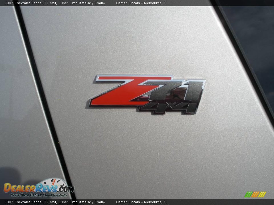2007 Chevrolet Tahoe LTZ 4x4 Silver Birch Metallic / Ebony Photo #10