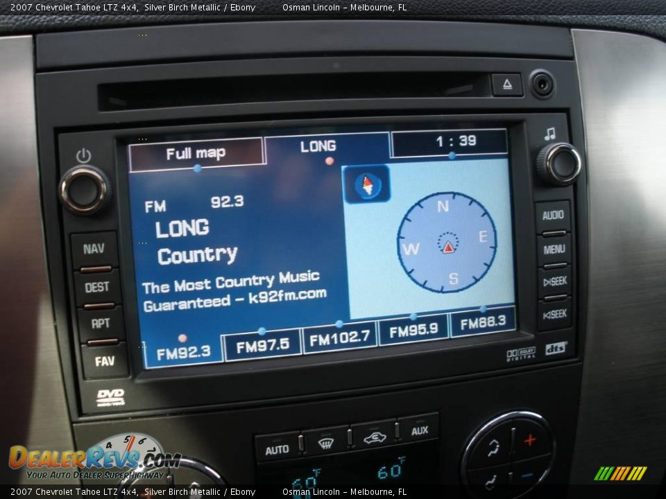 2007 Chevrolet Tahoe LTZ 4x4 Silver Birch Metallic / Ebony Photo #19