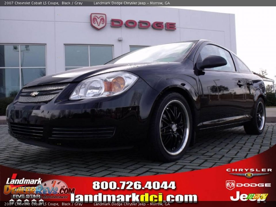 2007 Chevrolet Cobalt LS Coupe Black / Gray Photo #1