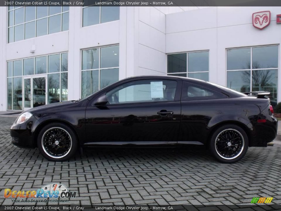 2007 Chevrolet Cobalt LS Coupe Black / Gray Photo #2