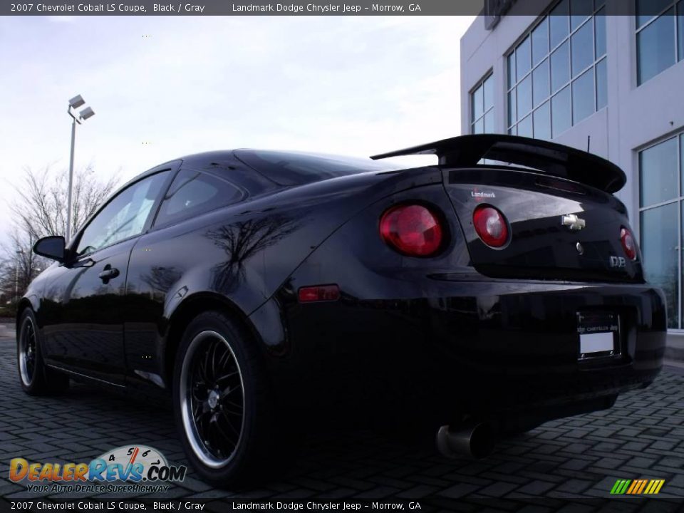 2007 Chevrolet Cobalt LS Coupe Black / Gray Photo #3