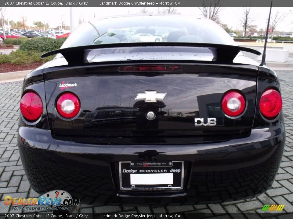 2007 Chevrolet Cobalt LS Coupe Black / Gray Photo #4