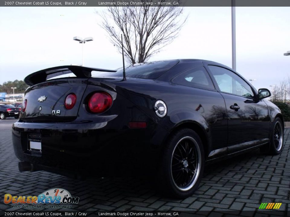 2007 Chevrolet Cobalt LS Coupe Black / Gray Photo #5