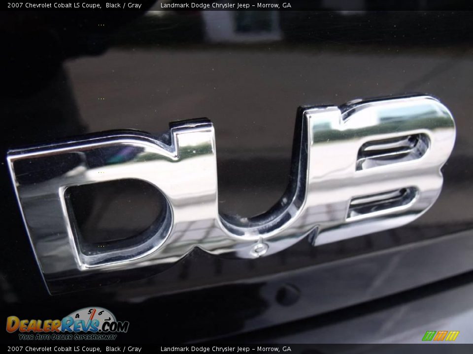 2007 Chevrolet Cobalt LS Coupe Black / Gray Photo #12
