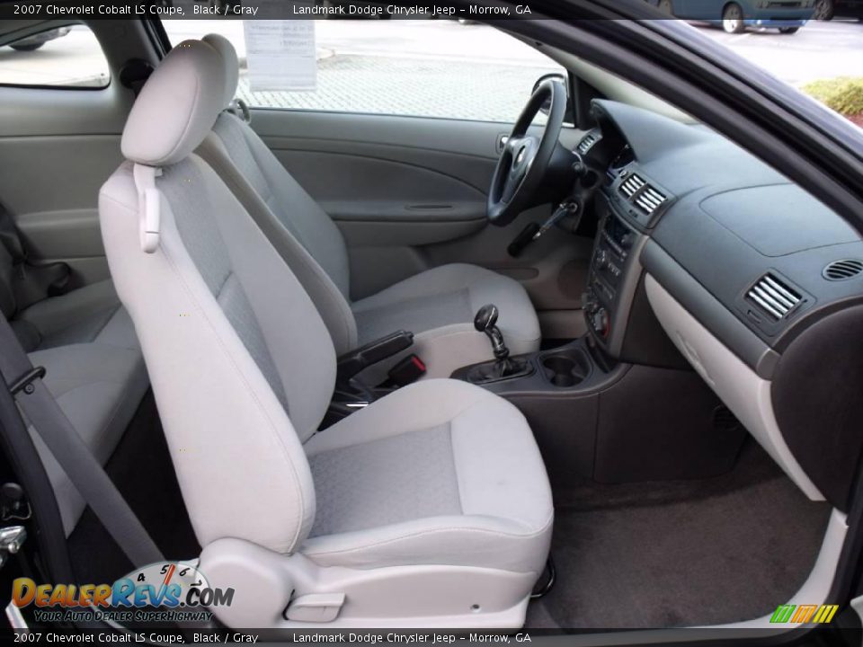 2007 Chevrolet Cobalt LS Coupe Black / Gray Photo #13