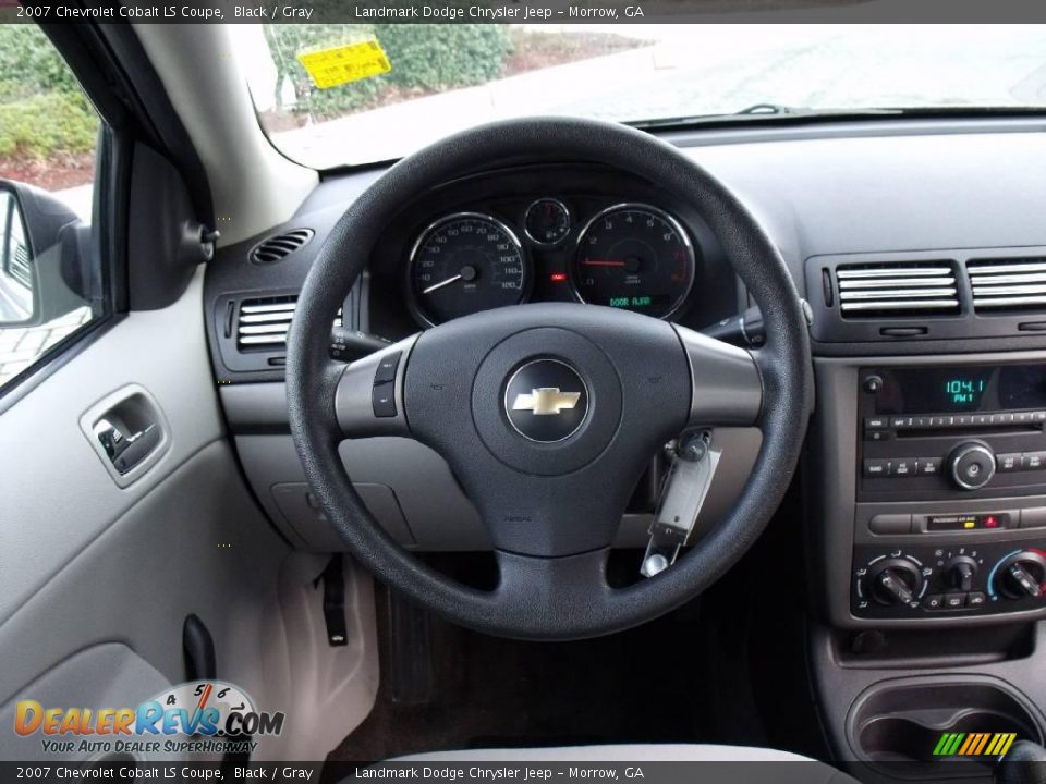 2007 Chevrolet Cobalt LS Coupe Black / Gray Photo #17