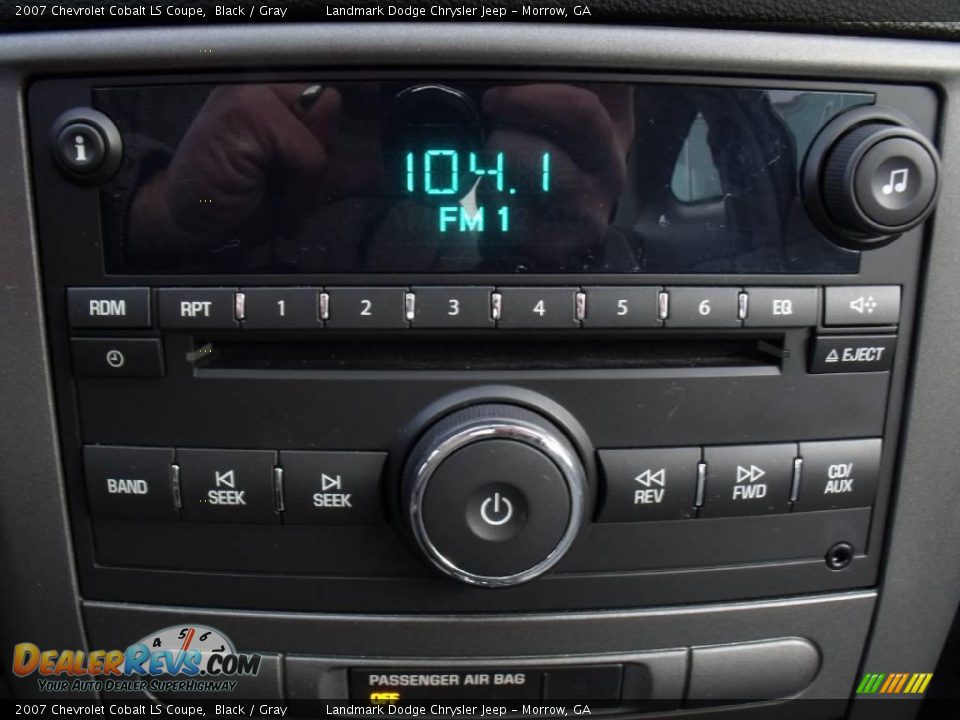2007 Chevrolet Cobalt LS Coupe Black / Gray Photo #19