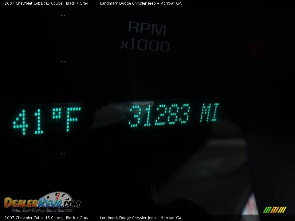 2007 Chevrolet Cobalt LS Coupe Black / Gray Photo #21