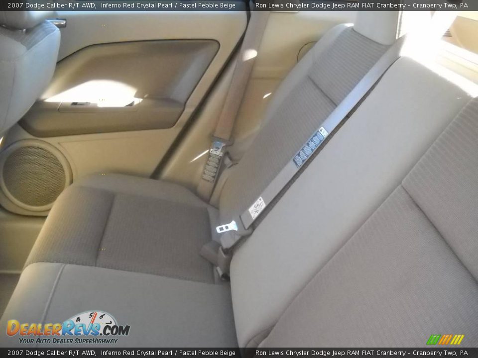 2007 Dodge Caliber R/T AWD Inferno Red Crystal Pearl / Pastel Pebble Beige Photo #12