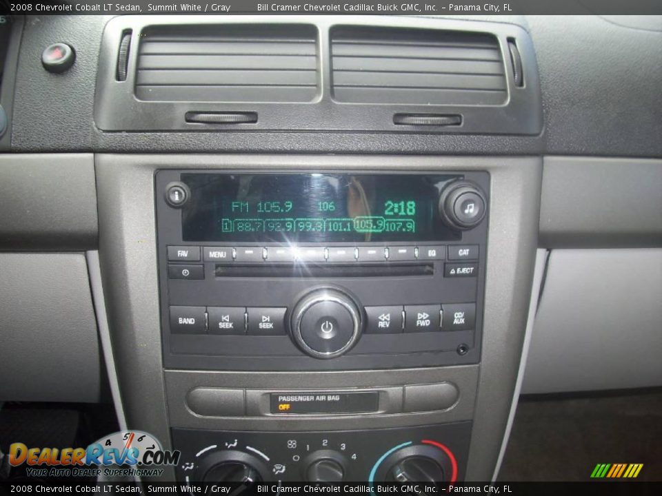 2008 Chevrolet Cobalt LT Sedan Summit White / Gray Photo #12