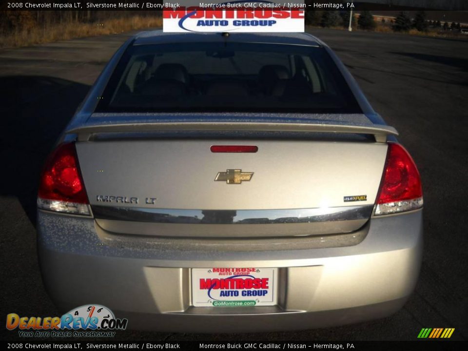 2008 Chevrolet Impala LT Silverstone Metallic / Ebony Black Photo #4