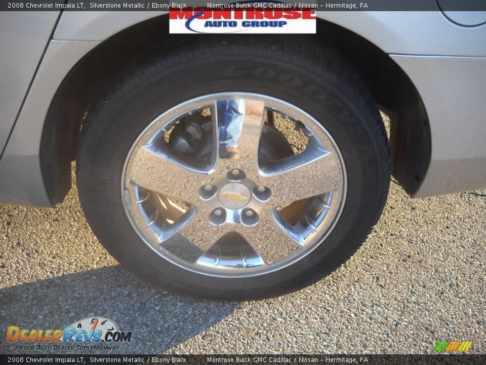 2008 Chevrolet Impala LT Silverstone Metallic / Ebony Black Photo #16