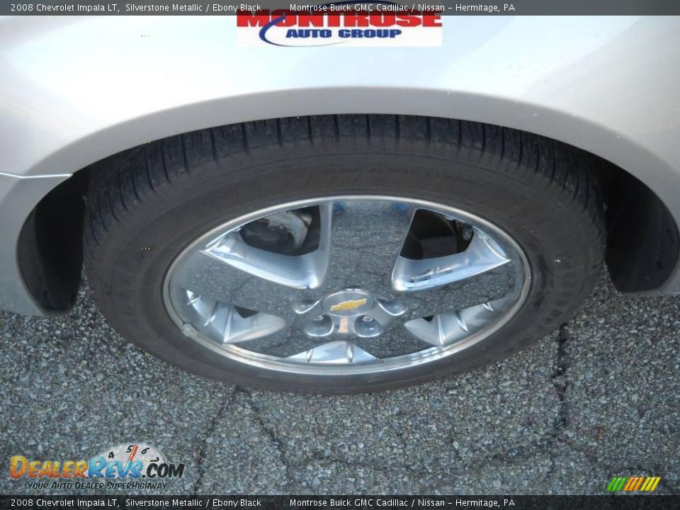 2008 Chevrolet Impala LT Silverstone Metallic / Ebony Black Photo #18