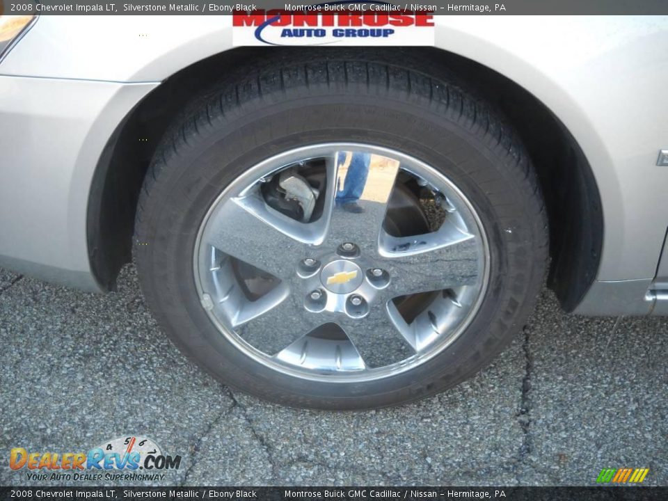 2008 Chevrolet Impala LT Silverstone Metallic / Ebony Black Photo #19