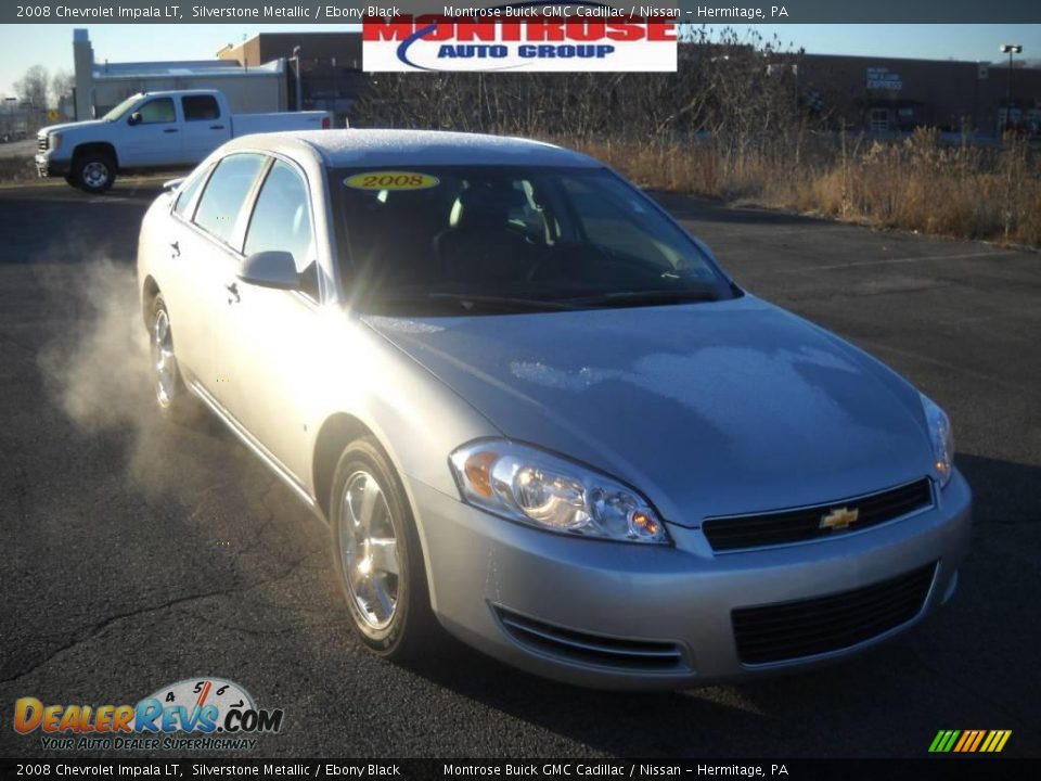 2008 Chevrolet Impala LT Silverstone Metallic / Ebony Black Photo #23