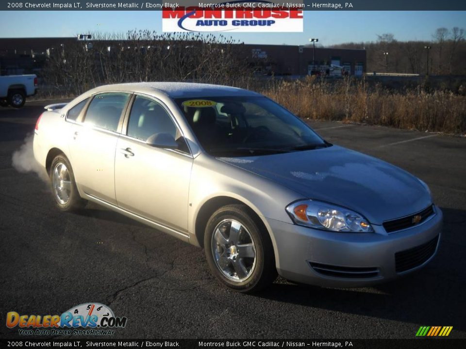 2008 Chevrolet Impala LT Silverstone Metallic / Ebony Black Photo #24
