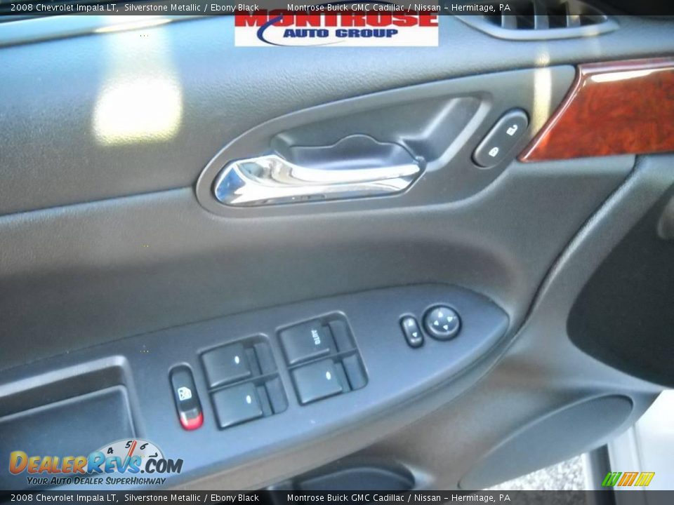 2008 Chevrolet Impala LT Silverstone Metallic / Ebony Black Photo #25