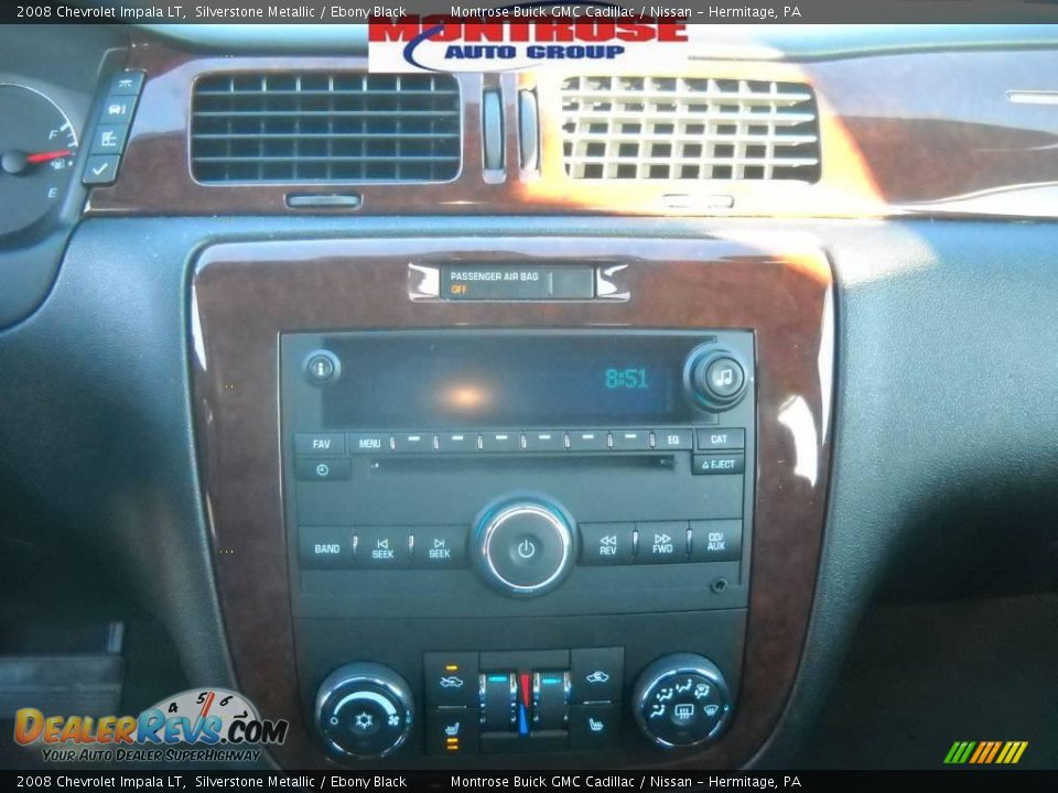 2008 Chevrolet Impala LT Silverstone Metallic / Ebony Black Photo #27