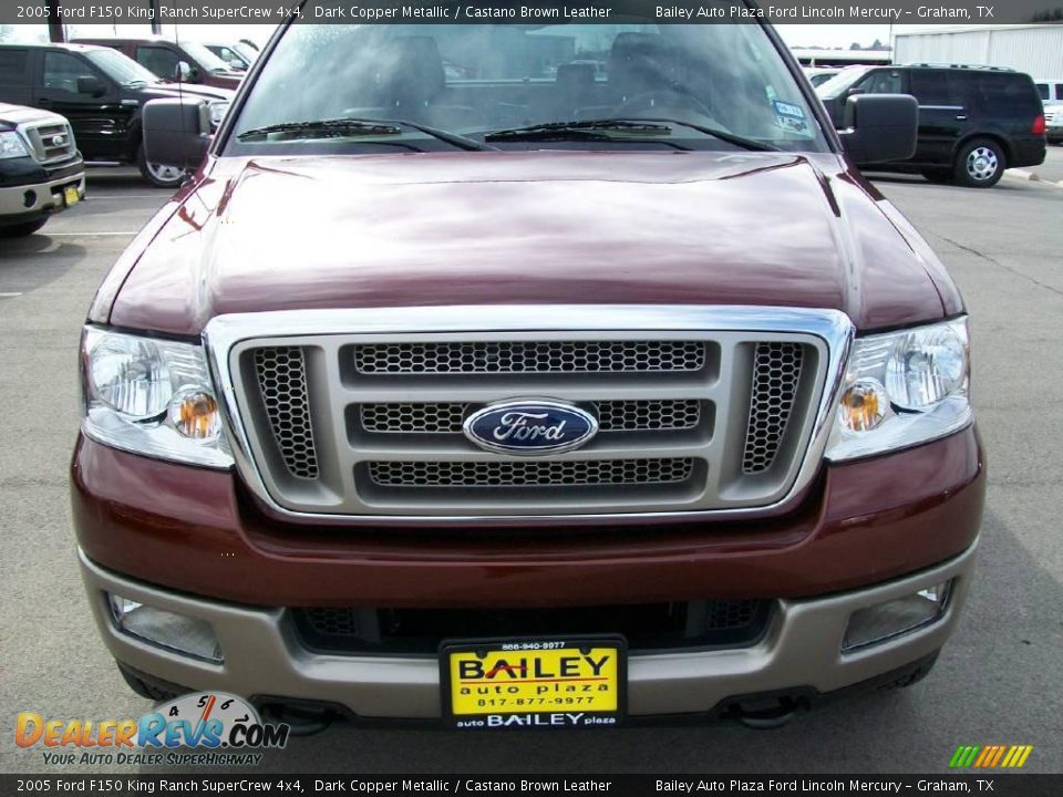 2005 Ford F150 King Ranch SuperCrew 4x4 Dark Copper Metallic / Castano Brown Leather Photo #1