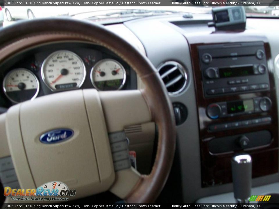 2005 Ford F150 King Ranch SuperCrew 4x4 Dark Copper Metallic / Castano Brown Leather Photo #3