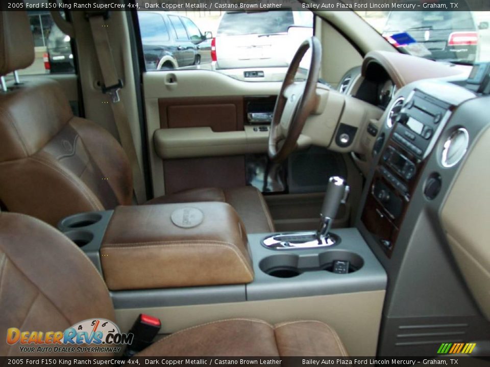 2005 Ford F150 King Ranch SuperCrew 4x4 Dark Copper Metallic / Castano Brown Leather Photo #6