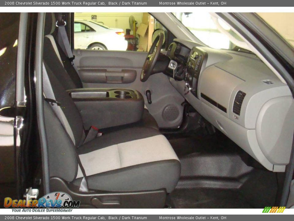 2008 Chevrolet Silverado 1500 Work Truck Regular Cab Black / Dark Titanium Photo #8