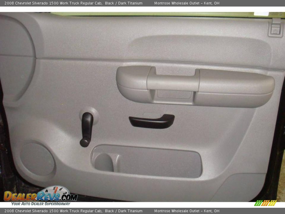 2008 Chevrolet Silverado 1500 Work Truck Regular Cab Black / Dark Titanium Photo #13
