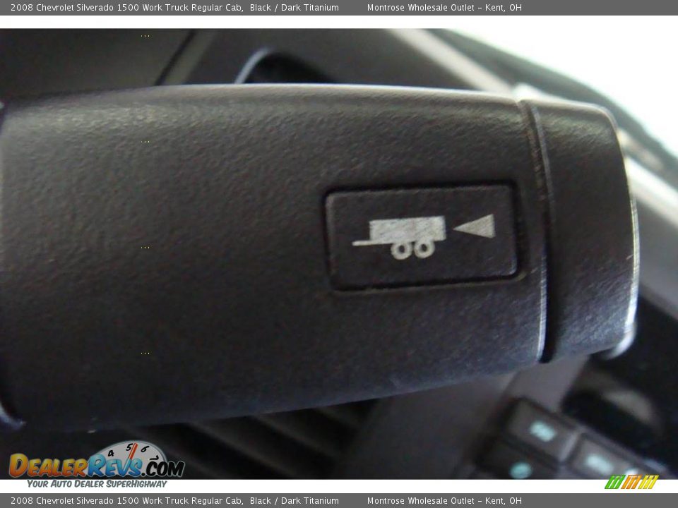 2008 Chevrolet Silverado 1500 Work Truck Regular Cab Black / Dark Titanium Photo #18