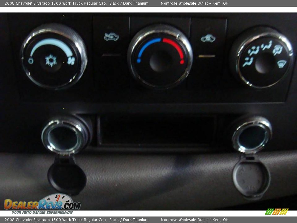 2008 Chevrolet Silverado 1500 Work Truck Regular Cab Black / Dark Titanium Photo #19