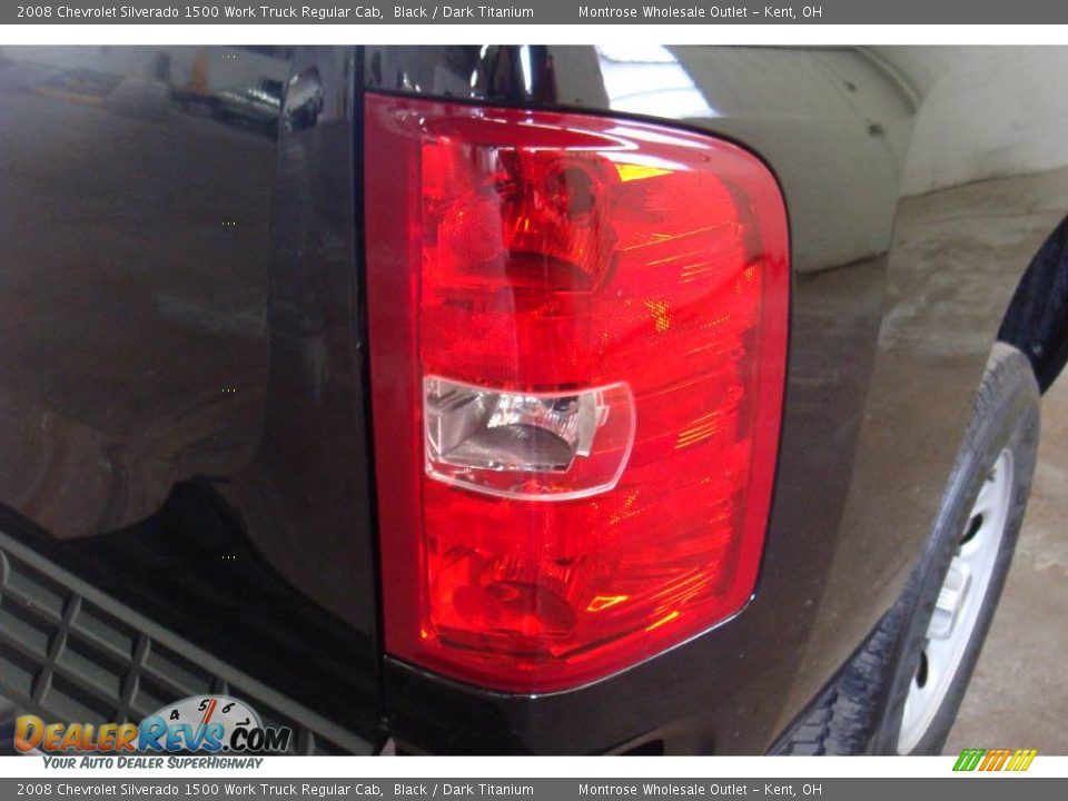 2008 Chevrolet Silverado 1500 Work Truck Regular Cab Black / Dark Titanium Photo #20