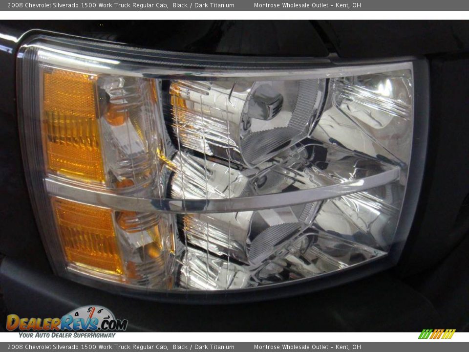 2008 Chevrolet Silverado 1500 Work Truck Regular Cab Black / Dark Titanium Photo #21