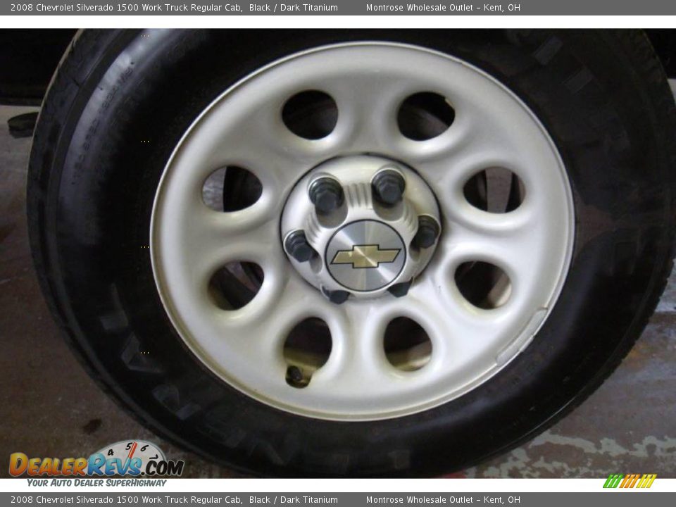 2008 Chevrolet Silverado 1500 Work Truck Regular Cab Black / Dark Titanium Photo #26