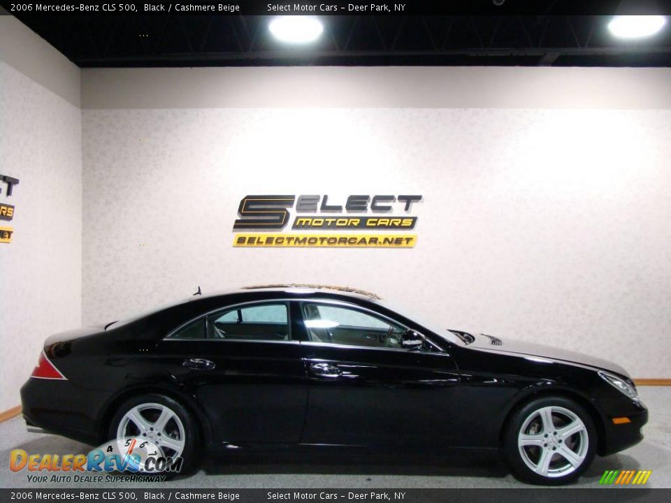 2006 Mercedes-Benz CLS 500 Black / Cashmere Beige Photo #4
