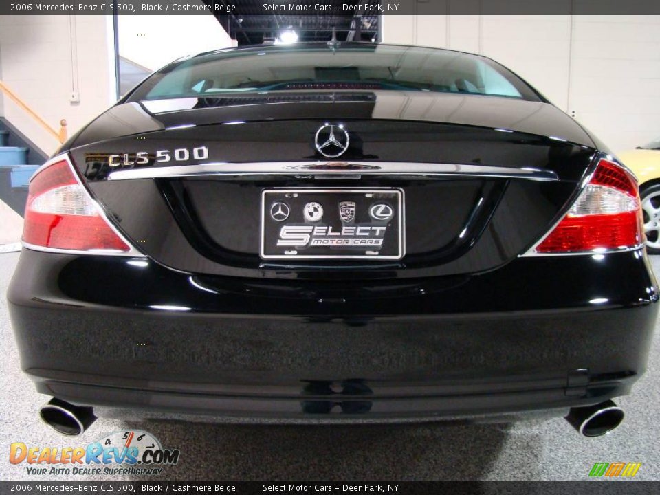 2006 Mercedes-Benz CLS 500 Black / Cashmere Beige Photo #5