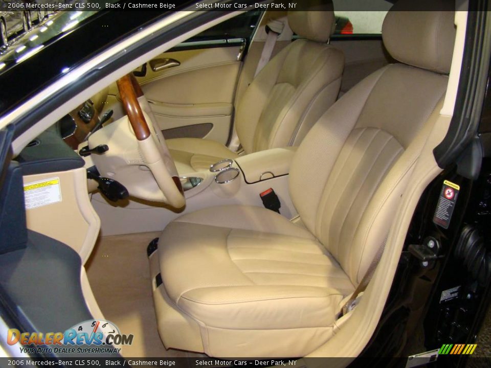 2006 Mercedes-Benz CLS 500 Black / Cashmere Beige Photo #7